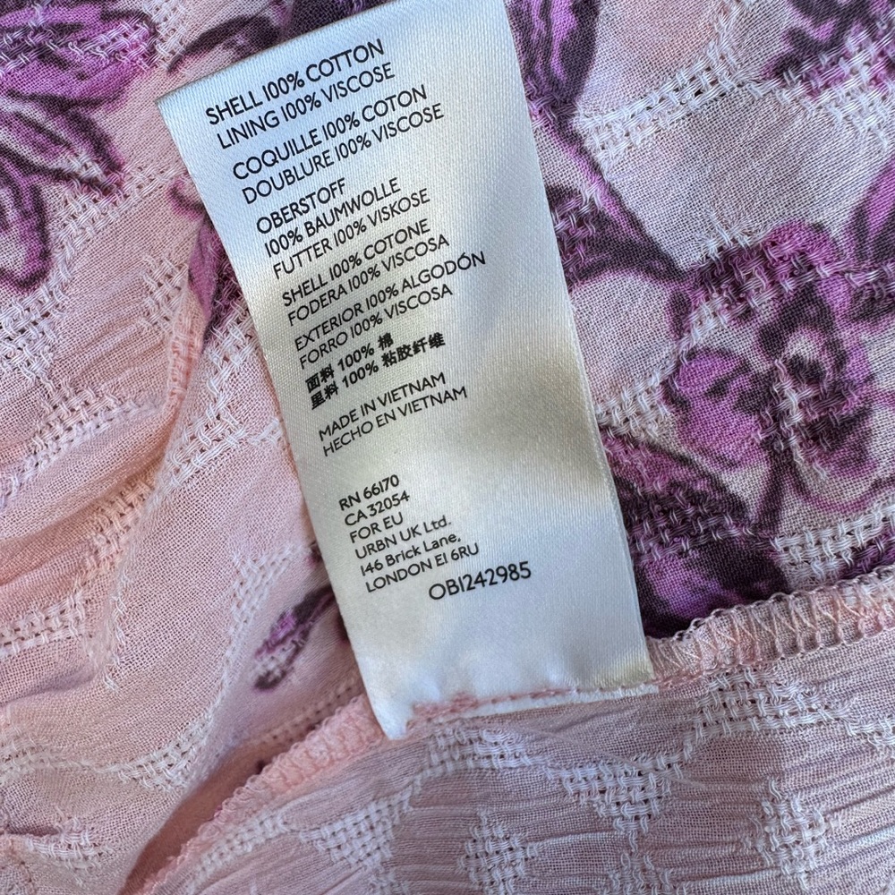 Free People Sunbaked Swing Floral Midi Dress, EUC size small runs oversized. - Picture 11 of 12